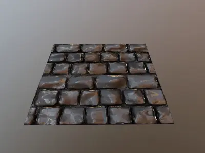 Floor V1 Low-poly 3D model