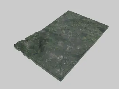 Duisburg City Low-poly 3D model