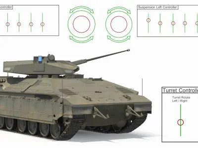  IDF Namer Armored Personnel Carrier Dirty Rigged 