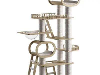 Feline Funhouse 03 3D model