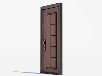 Door 01 Low-poly 3D model purchase