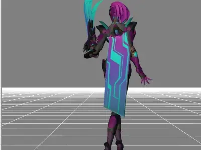 Natalia Limited-time Event Low-poly 3D model