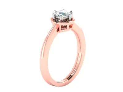 Women Ring  Render 3dm STL OBJ FBX Details 3D print model 386