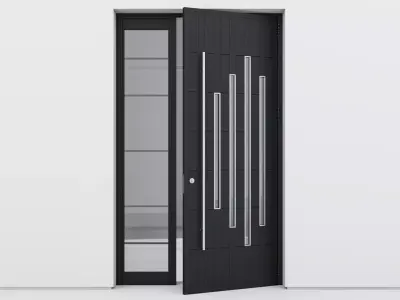 Aluminium door 262 3D model