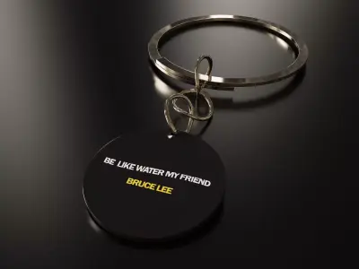 Key and Tag 3D model 3D model