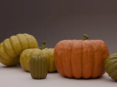 3D pumpkin game 3D model