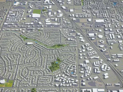 Centennial Low-poly 3D model