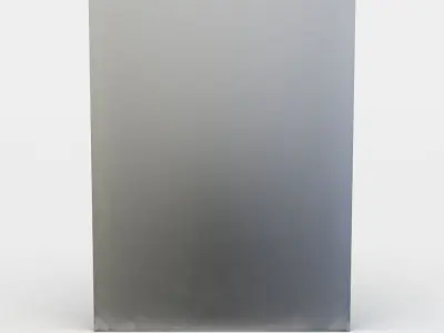 Window glass door with pattern Low-poly 3D model