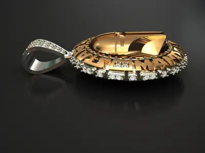 Star wars Diamond Pendant 3D print model