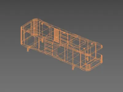 Camping Caravan 3D model