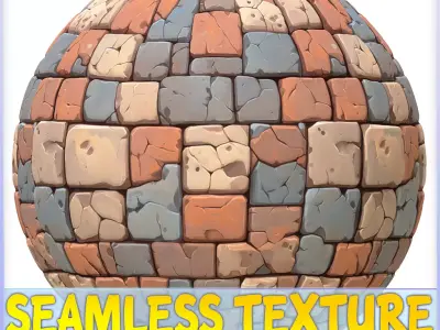Stylized Wall Seamless Texture Texture 10
