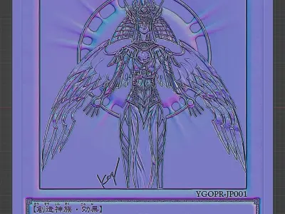 holactie the creator of light - japanese - yugioh 3D print model