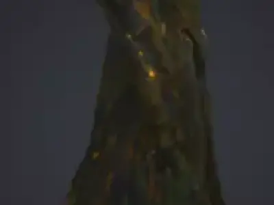 The Radiant Sentinel vs The Voidborn Phantom Low-poly 3D model