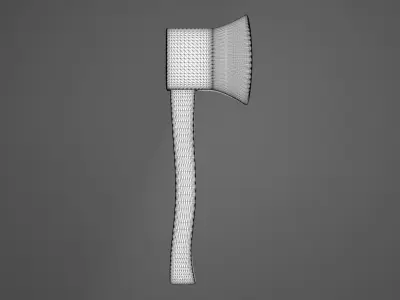 Ax Weapon Low-poly 3D model