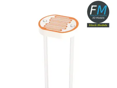 Photoresistor 3D model