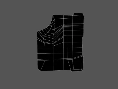 UHD High tech Graphical Interface v11 003 Low-poly 3D model