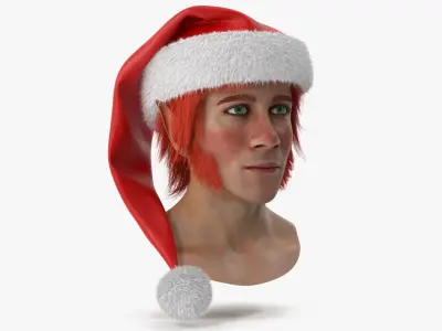  Christmas Elf Head 4 