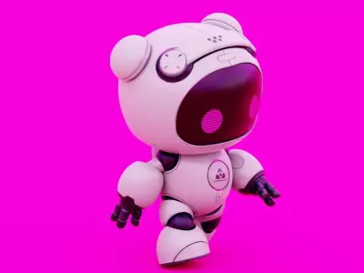 ROBO G-2 Rigged for Unreal Engine - Unity - MIXAMO 3D model