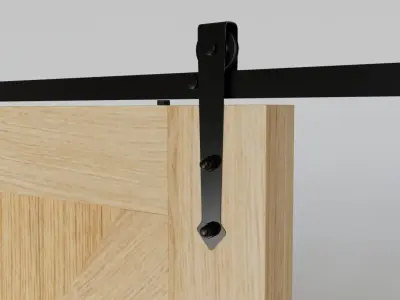 Slide doors 3D model