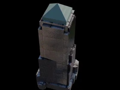 200 Vesey Street - NYC Low-poly 3D model