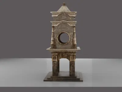 WatchTower  OldWatchTower Low-poly 3D model