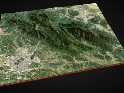 Mountain Range  3D model