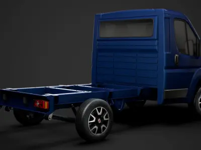 Fiat Ducato Chassis Truck Single Cab 3000WB 2020 3D model
