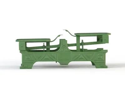 Old Balance Scale - Animated PBR Low-poly 3D model