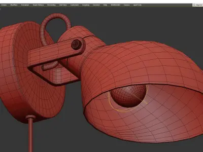 ONDER SCONCE Low-poly 3D model
