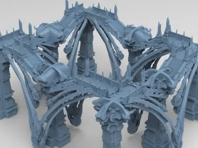 Maze Illusionist stair 1 3D model
