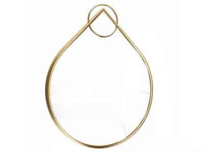 Mirror in a metal frame GZ-M1060 3D model