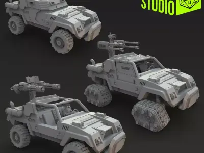 Lycan Assault Truck 3D print model