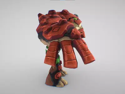 Gravattack - DNA sample of a Galilean - Ben 10 Omniverse Low-poly 3D model