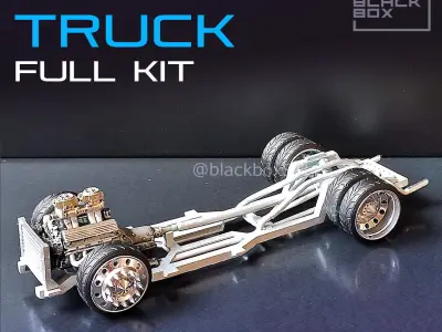 TOONED TRUCK FULL MODELKIT 3D print model