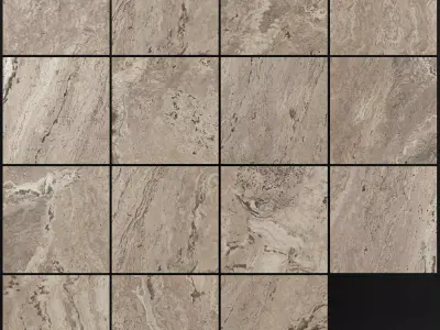 Yurtbay Seramik Antico Walnut 300x300 Set 1 3D model