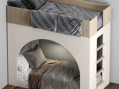 Sarah Sherman Samuel Arches Bunk Bed 3D model