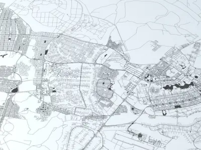 Brasilia Road Network and Streets 3D model