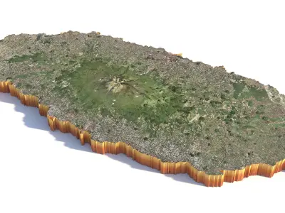Jeju South Korea 3D model