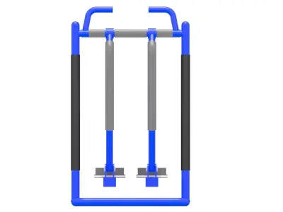 Kid Play Fitness Low-poly 3D model buy