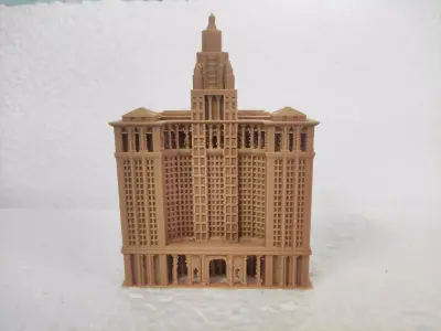 The David N Dinkins Manhattan Municipal Building 3D print model