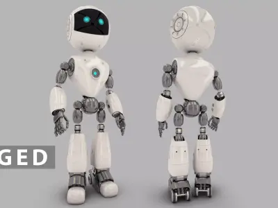 Robot Rigged 3D model