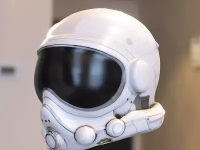 Astronaut Helmet 3D model purchase
