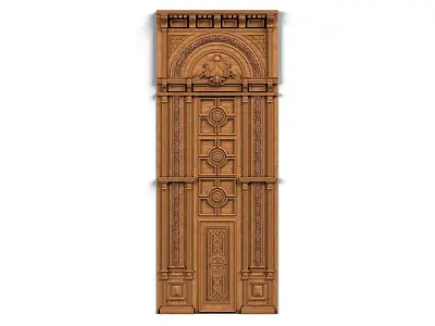 Door0023 neoclassical ornate door 3D model