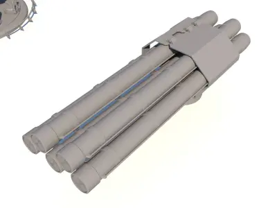 Sci-fi Guns Set model 3D model