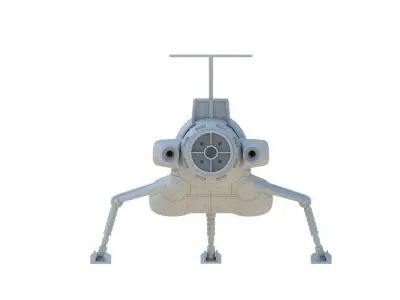 UFO Interceptor 3D print model