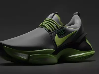 Light Green Nike  Free low-poly 3D model