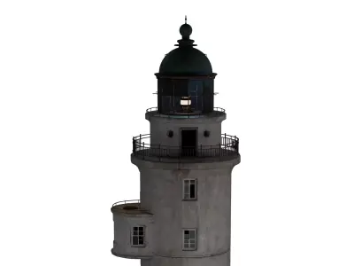 Lighthouse Low-poly 3D model 6