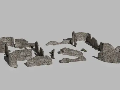 Jungle Ruins  Free 3D model