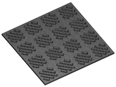 Elegant Outdoor Tiles 3D print model