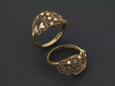 Light ring 3D print model 6